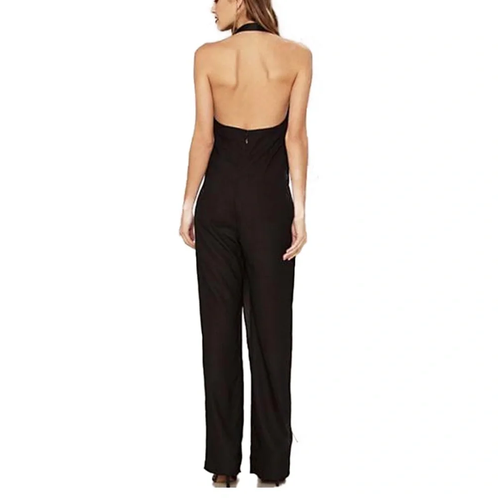 Nasty Gal Tuxedo Jumpsuit Black - Picture 3 of 7